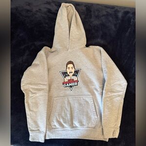 Gray Gamer Kids Hoodie